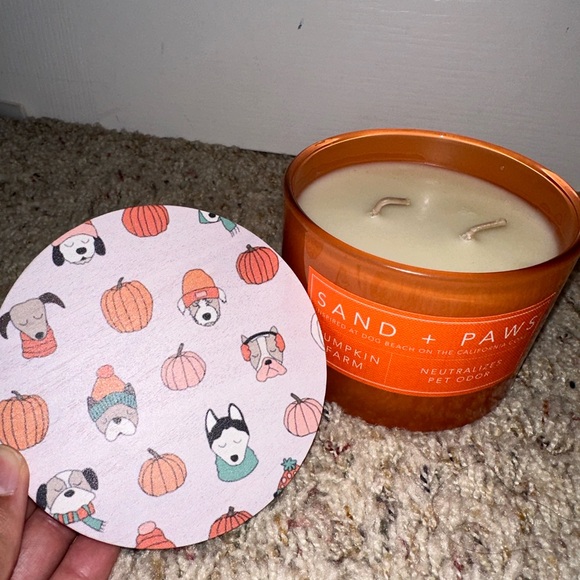 Other - Sand and fog paws 🐾 pumpkin 🎃 farm holiday fall candle